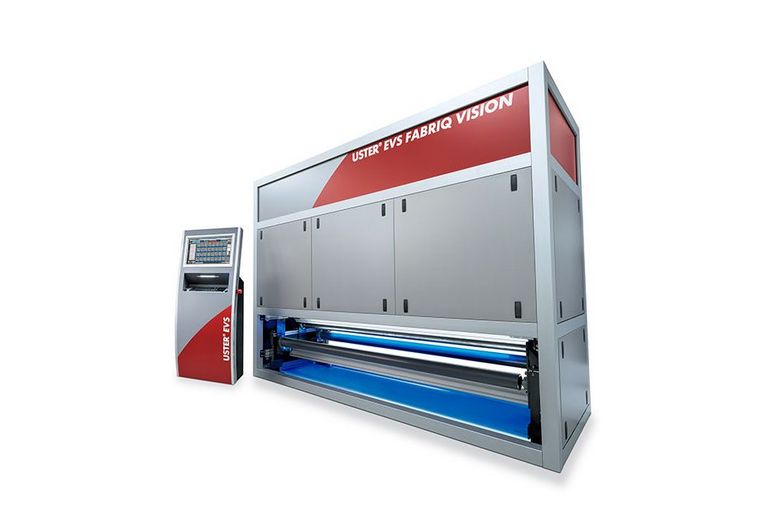 Uster EVS Fabriq Vision product with monitor