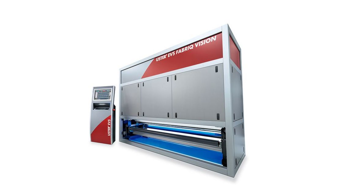 Uster EVS Fabriq Vision product with monitor