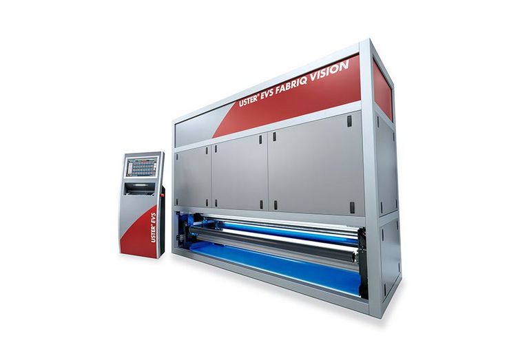 Uster EVS Fabriq Vision モニター付き